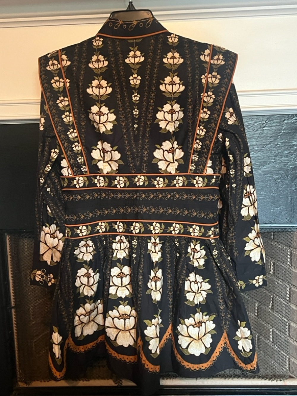 NWT Farm Rio Embroidered Black Floral Dress Size S - Picture 7 of 7